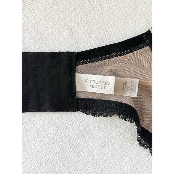 Victoria’s‎ Secret Biofit Demi Uplift Black Lace Bra 38D - Picture 8 of 13